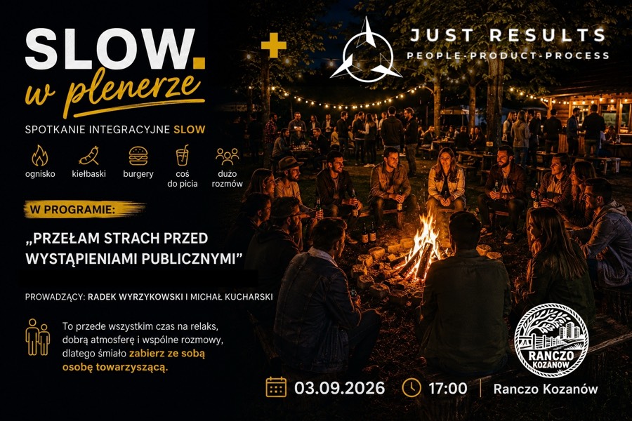 SLOW w plenerze #41 – Przełam strach przed wystąpieniami publicznymi, 3 września 2026, Ranczo Kozanów