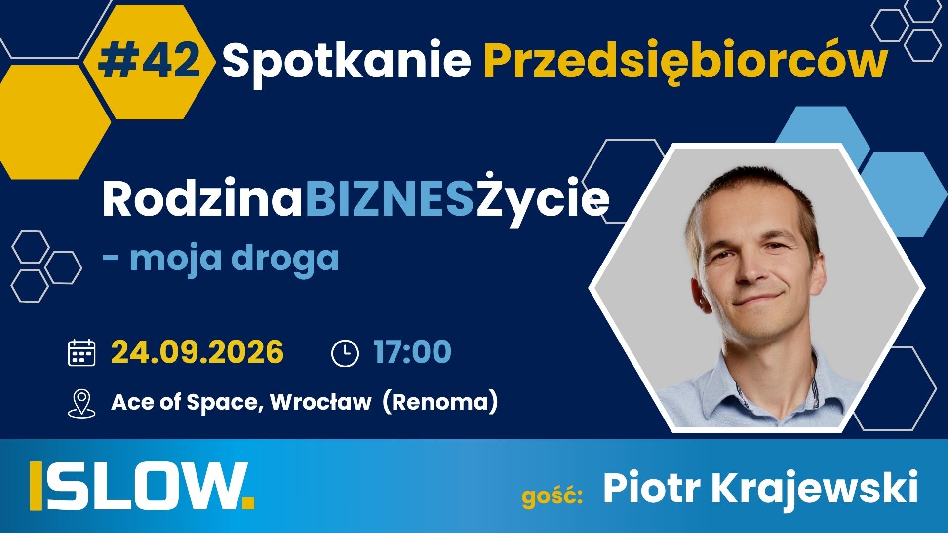 Spotkanie #42 – Piotr Krajewski – zaproszenie